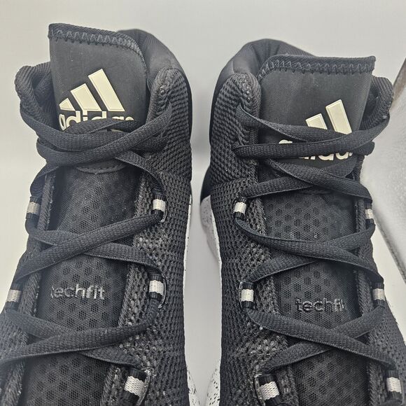 Adidas CrazyQuick Black And White Basketball Shoe 18‎ US Mens \